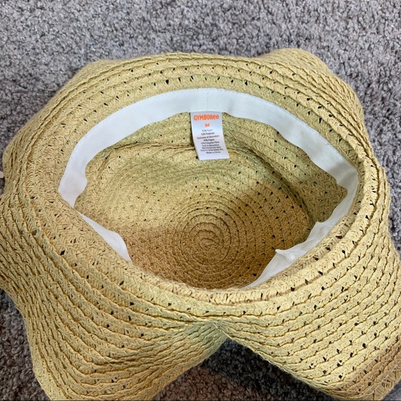 Gymboree floppy straw hat with bow size medium - Picture 2 of 2